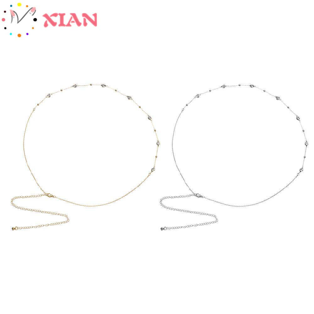 Dây Xích Thắt Lưng Đính Đá Phong Cách Bohemia Mùa Xuân Hè Mới