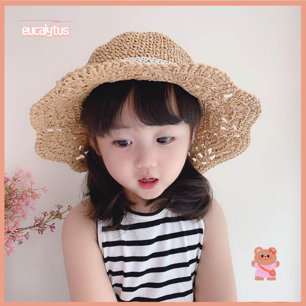 EUTUS Nón Cối Phối Hoa Dễ Thương Cho Bé