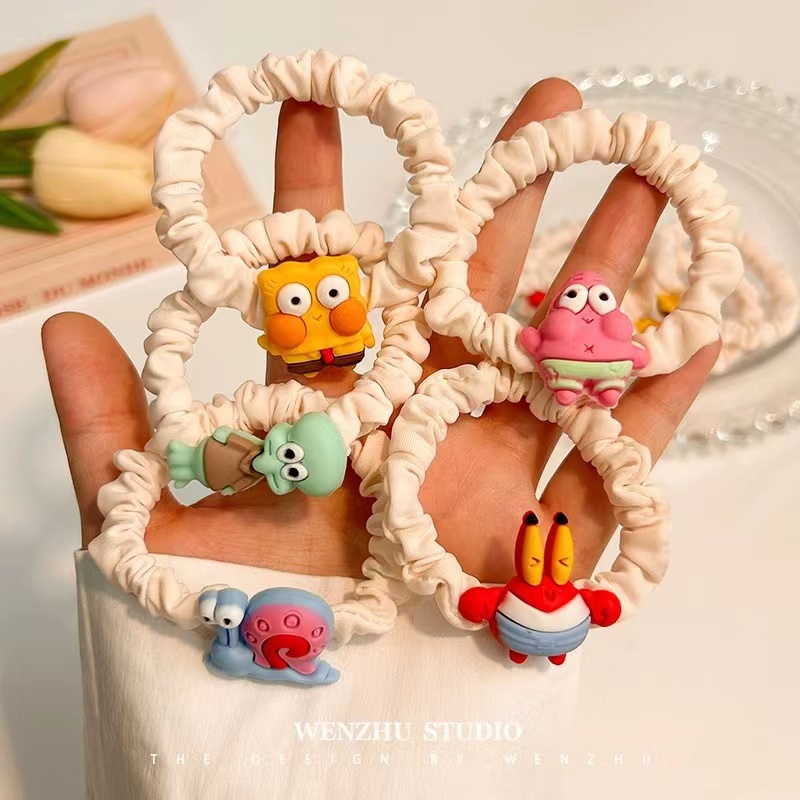 Dây Cột Tóc Hình Hà Mã Hoạt Hình Dễ Thương Thời Trang 2023 Cho Bé Gái