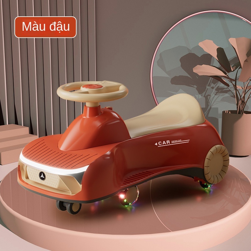Xe scooter Chống Lăn Có Đèn Xinh Xắn Cho Bé 1-3 - 6 Tuổi