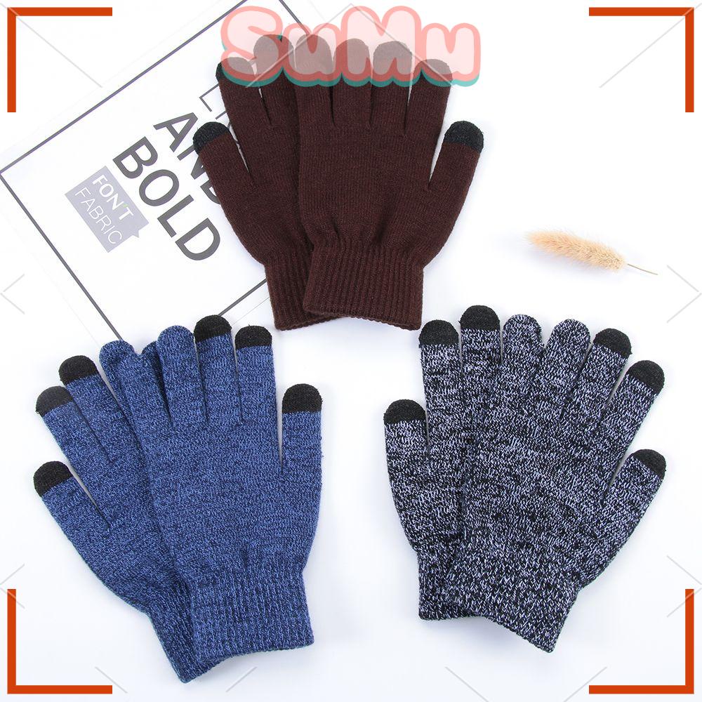 SUMU Găng Tay Thể Thao Chống Trượt Thời Trang Mùa Đông Ấm Áp