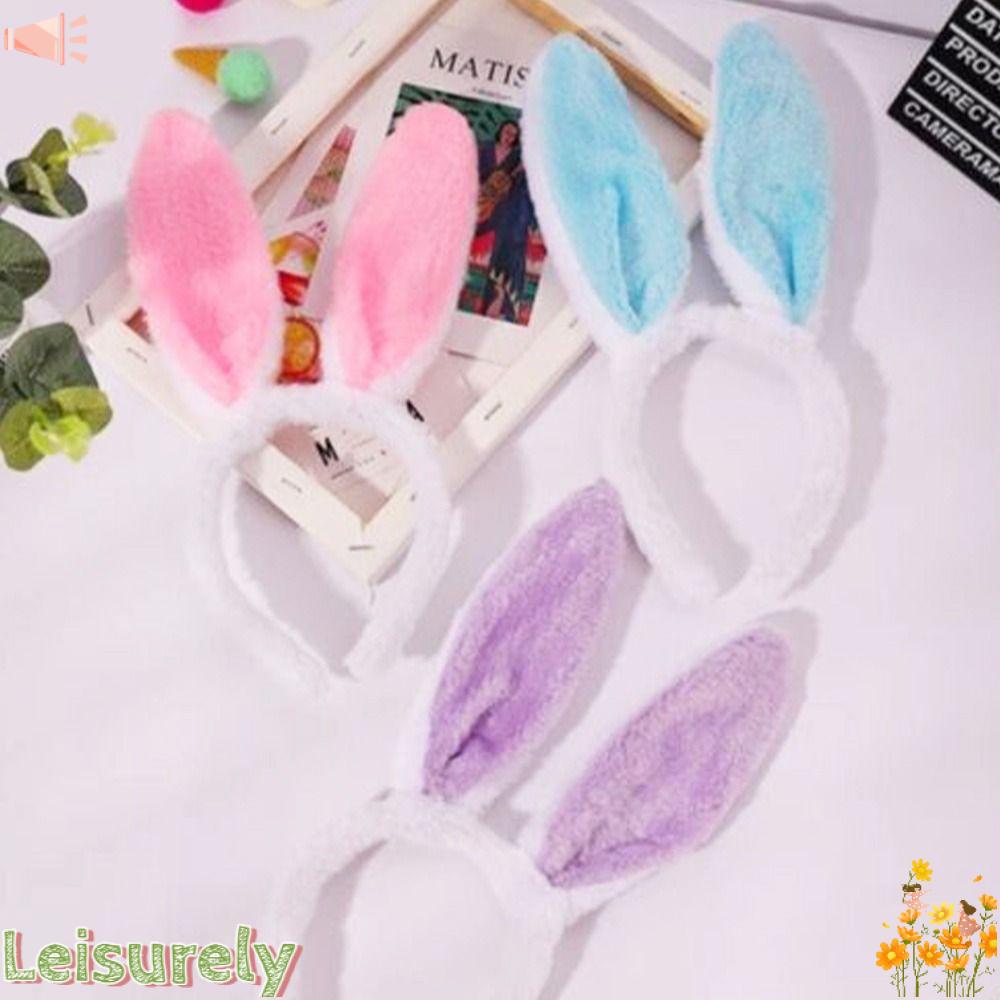 LEILY Băng Đô Tai Thỏ Dễ Thương Cho Người Lớn Và Trẻ Em