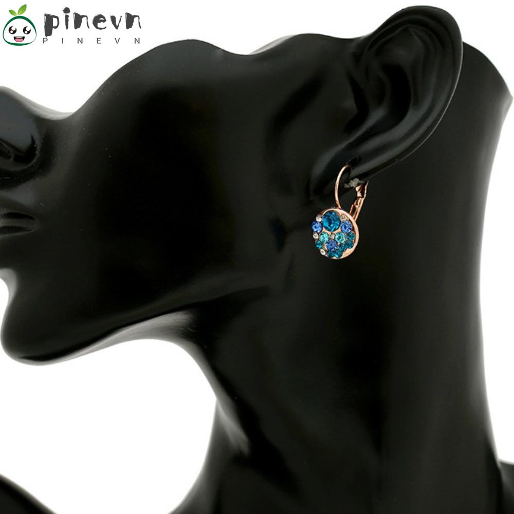 PINEVN Bộ 2 Khuyên Tai Nữ Trang Tạo Hình Độc Đáo