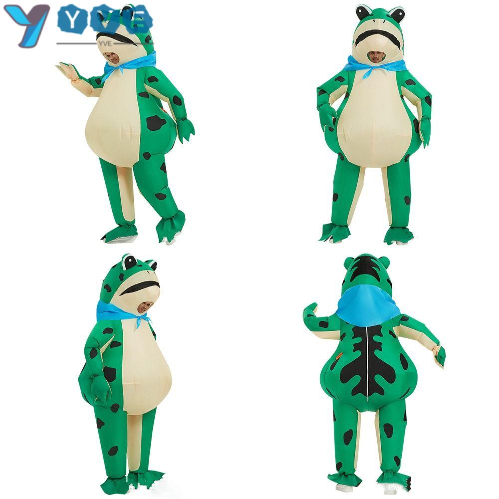 YVE Bộ Đồ Hóa Trang Ếch Thổi Đi Tiệc Cho Người Lớn