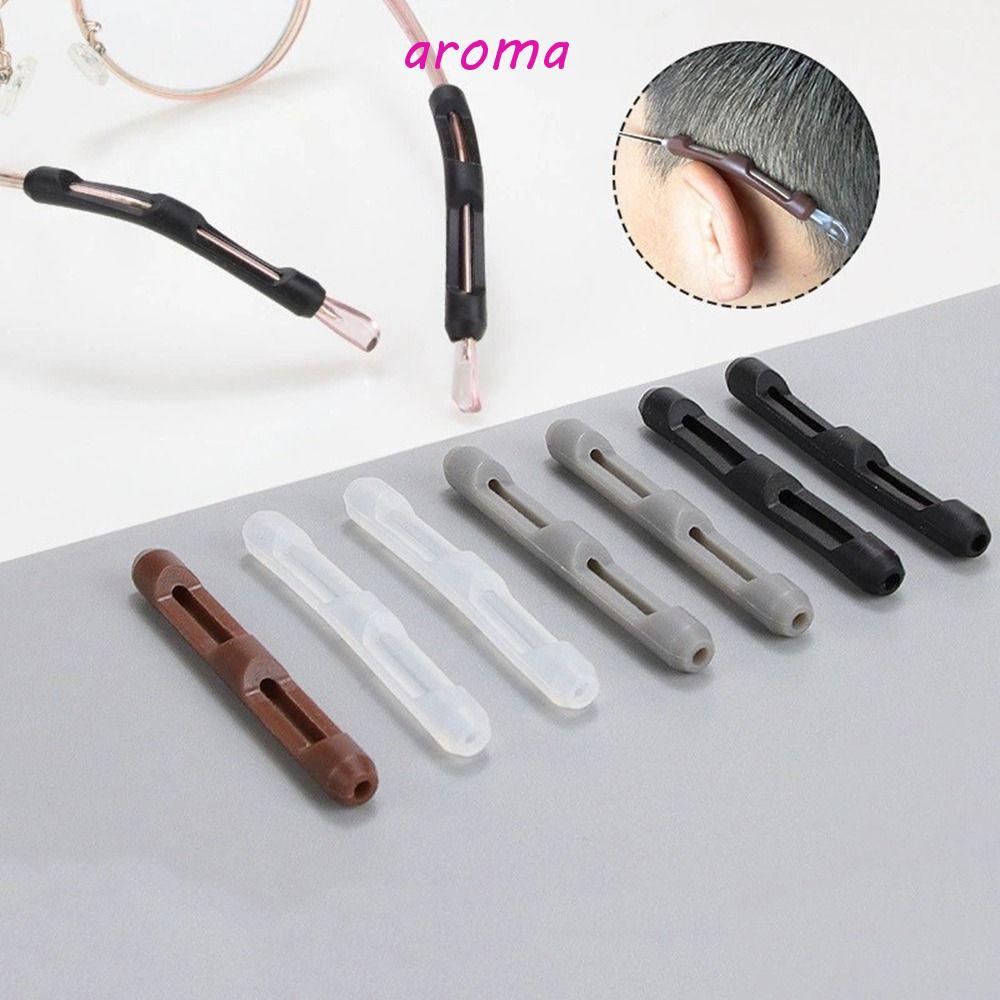 AROMA Móc Kẹp Giữ Mắt Kính Bằng Silicon Mềm Chống Rơi Khi Chơi Thể Thao