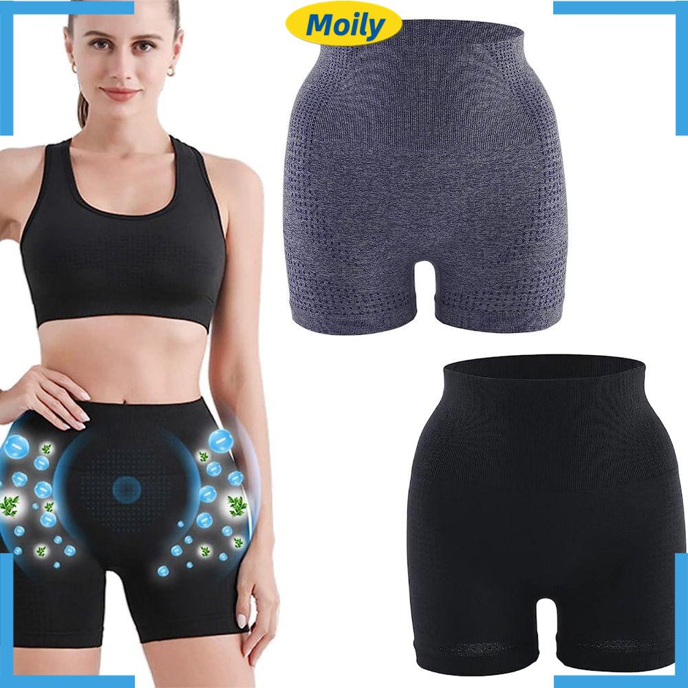 MOILYVN Quần Short Tourmaline Định Hình Cơ Thể Thon Gọn Thoáng Khí Cho Nữ