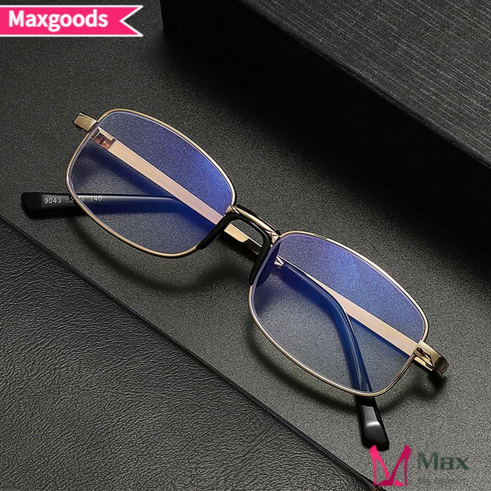 MAXG Kính Đọc Sách Gọng Siêu Nhẹ Phong Cách Vintage Thời Trang Cho Nam Nữ