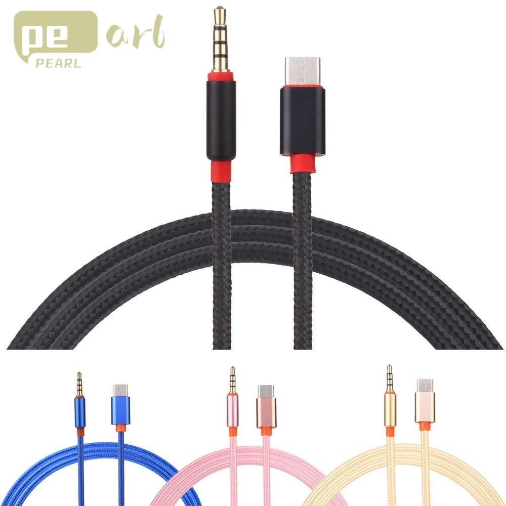 PEARLVN Dây Cáp Âm Thanh Chuyển Đổi USB C Sang 3.5mm Type-C Và 3.5mm Cho Samsung