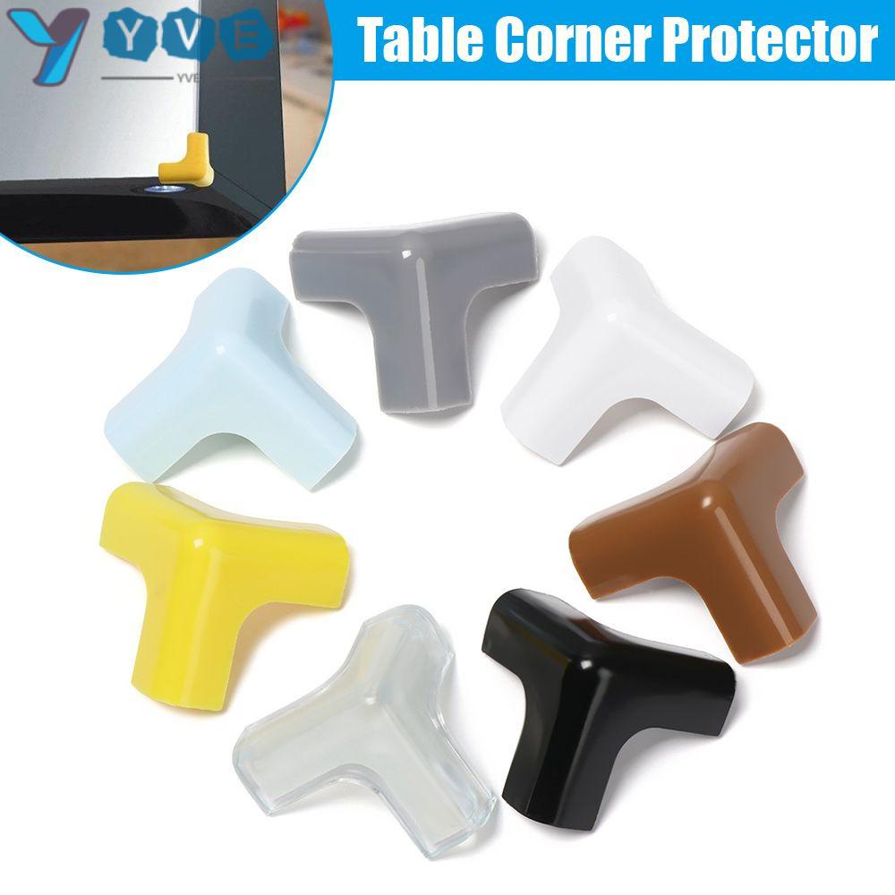 YVE Bộ 4 Miếng Bọc Cạnh Bàn Mềm Mại Bảo Vệ An Toàn Cho Bé