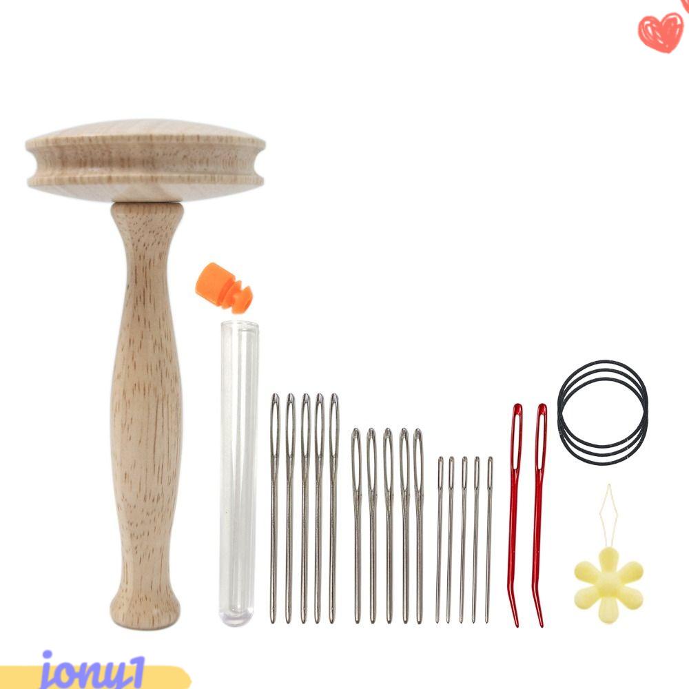 JONYE Bộ Dụng Cụ Darning Thủ Công Bằng Gỗ Chuyên Dụng