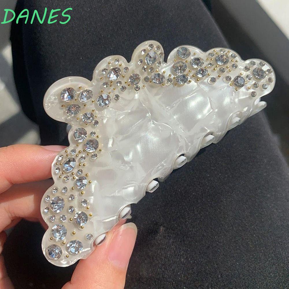 DANES Kẹp Tóc Hình Cá Mập Đính Đá Thời Trang Cho Nữ