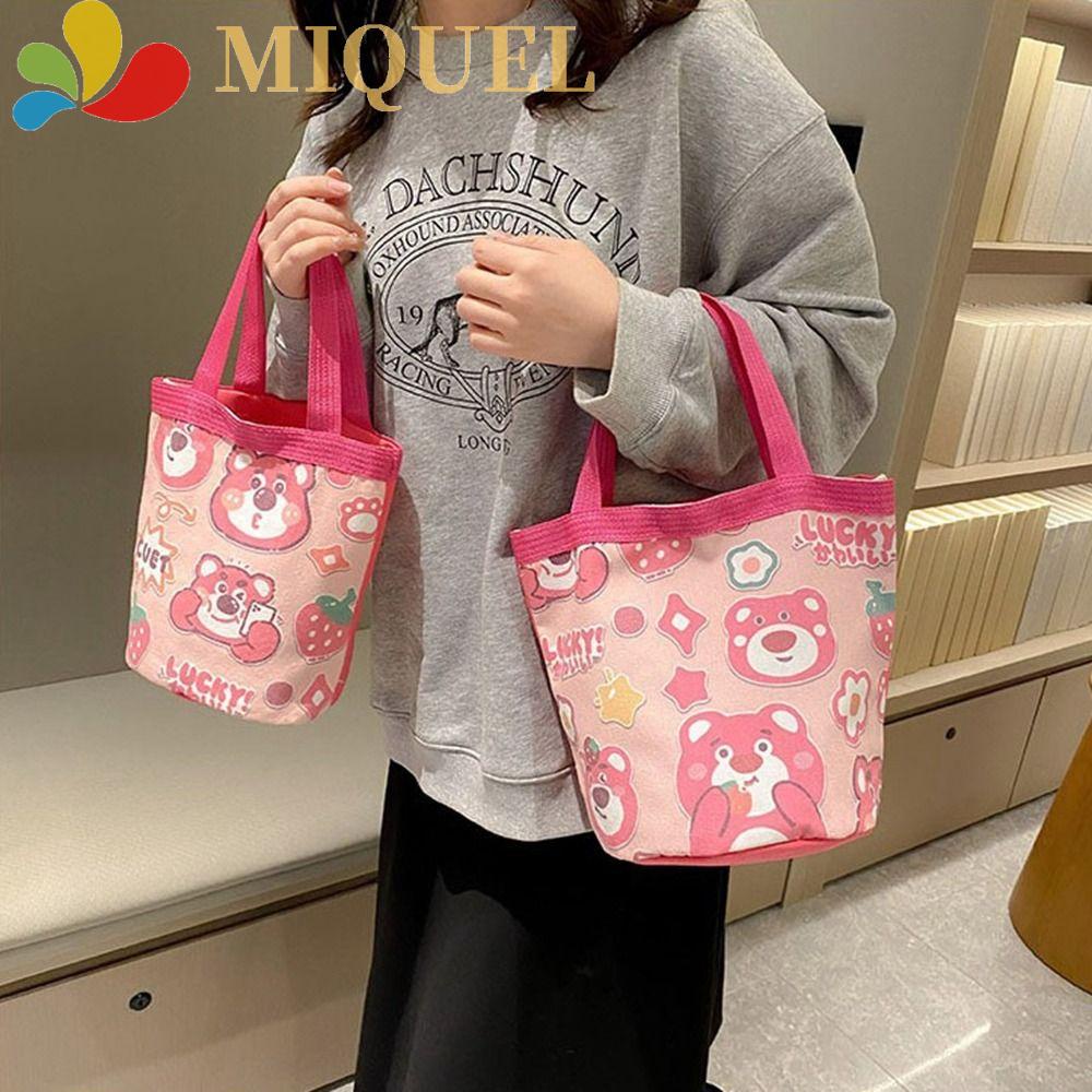 MIQUEL Túi vải In Hình Chuột Mickey Dễ Thương