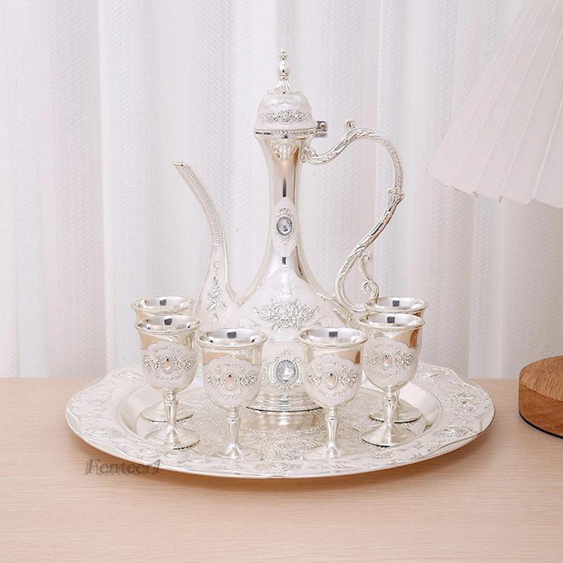 Bộ Ấm Chén Uống Cà Phê Phong Cách Vintage Thổ Nhĩ Kỳ