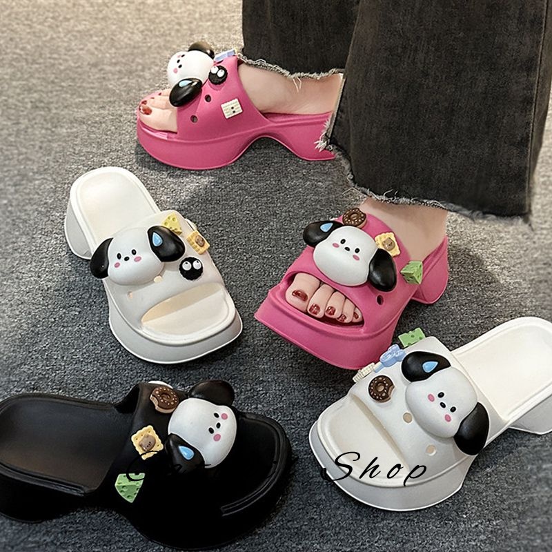 DISHULAN dép nữ dép bánh mì nữ dép sandal nữ Chống Trượt 070313