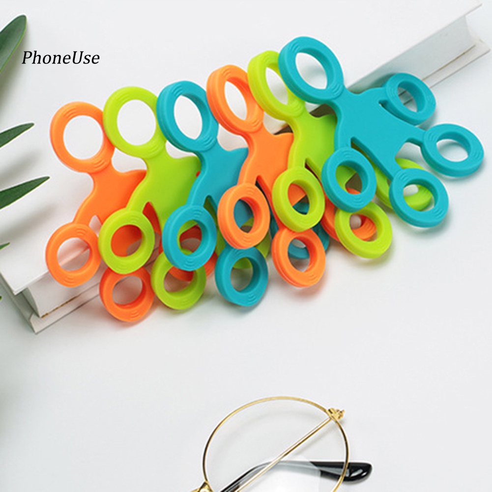 Vòng Tập Lực Tay 5 Ngón Bằng Silicone PU