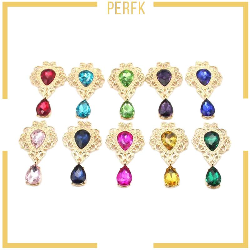 Bộ 10 Phụ Kiện Đá Trang Trí Tóc Cho Cô Dâu