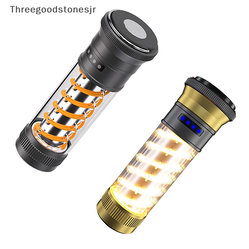 Đèn Pin LED Siêu Sáng Chống Thấm Nước Có Thể Sạc Lại Phong Cách Vintage Tiện Dụng