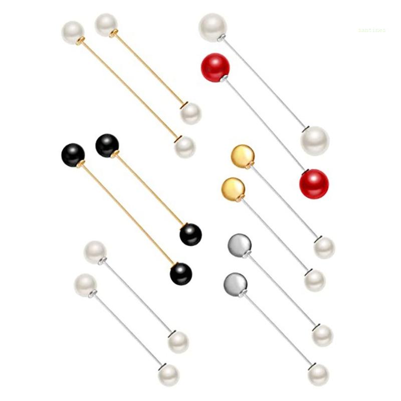 Bộ 12 Ghim Cài Khăn Choàng / Áo Sweater Đính Ngọc Trai Nhân Tạo Xinh Xắn Cho Nữ