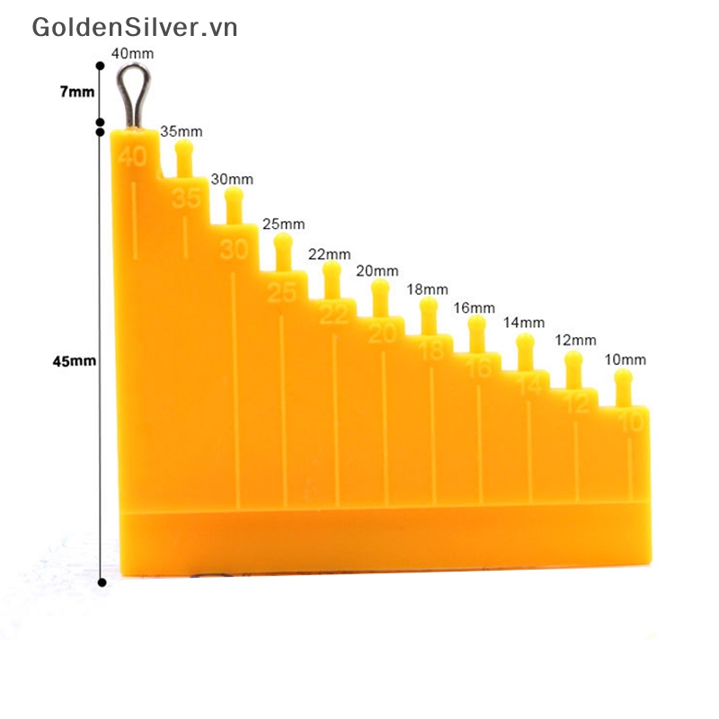 1 x Dụng Cụ Thắt Nút Lưỡi Câu Cá Màu Vàng Kim