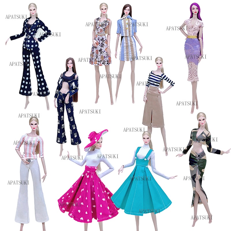 Bộ Quần Áo Thời Trang Nhiều Kiểu Dáng Dành Cho Búp Bê barbie