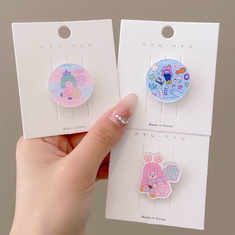 Trâm Cài Áo Hình Hoạt Hình Dễ Thương Cho Bé