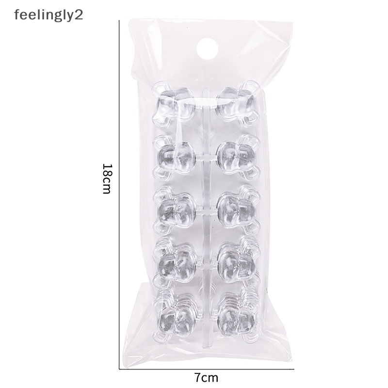 Giá Đỡ Trưng Bày Móng Tay Giả Bằng Acrylic Trong Suốt 50 / 60 Màu