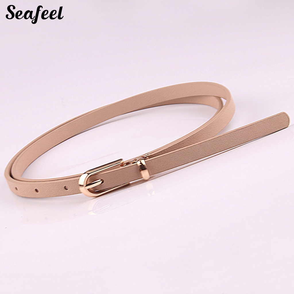 Thắt Lưng Nhiều Lỗ Khóa Hợp Kim Điều Chỉnh Được Thời Trang Cho Nữ