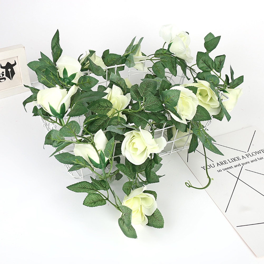 Bó Hoa Hồng Giả 16 Bông Treo Tường Trang Trí Tiệc Cưới