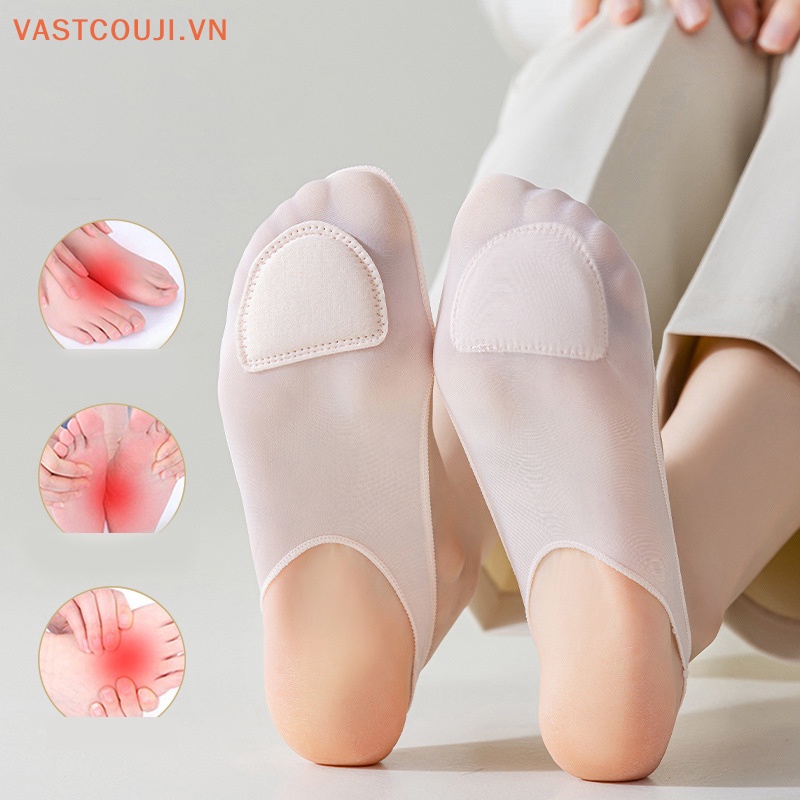 1 Đôi Vớ Thuyền Bằng Silicon Chống Trượt Thời Trang Mùa Hè Cho Nữ