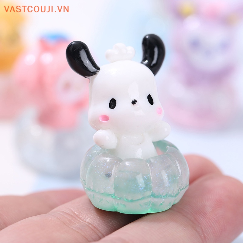 1 Vòng Phao Bơi mini Bằng Nhựa Phát Quang Trang Trí Nhà Búp Bê VN