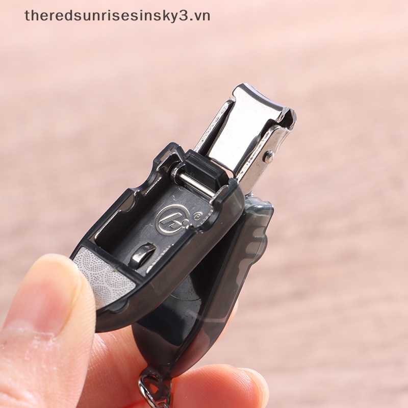 Kềm Cắt Móng Tay / Móng Chân Dạng Gập Mini Chất Liệu Cứng Dày Dặn Tiện Dụng Cho Cắm Trại Ngoài Trời