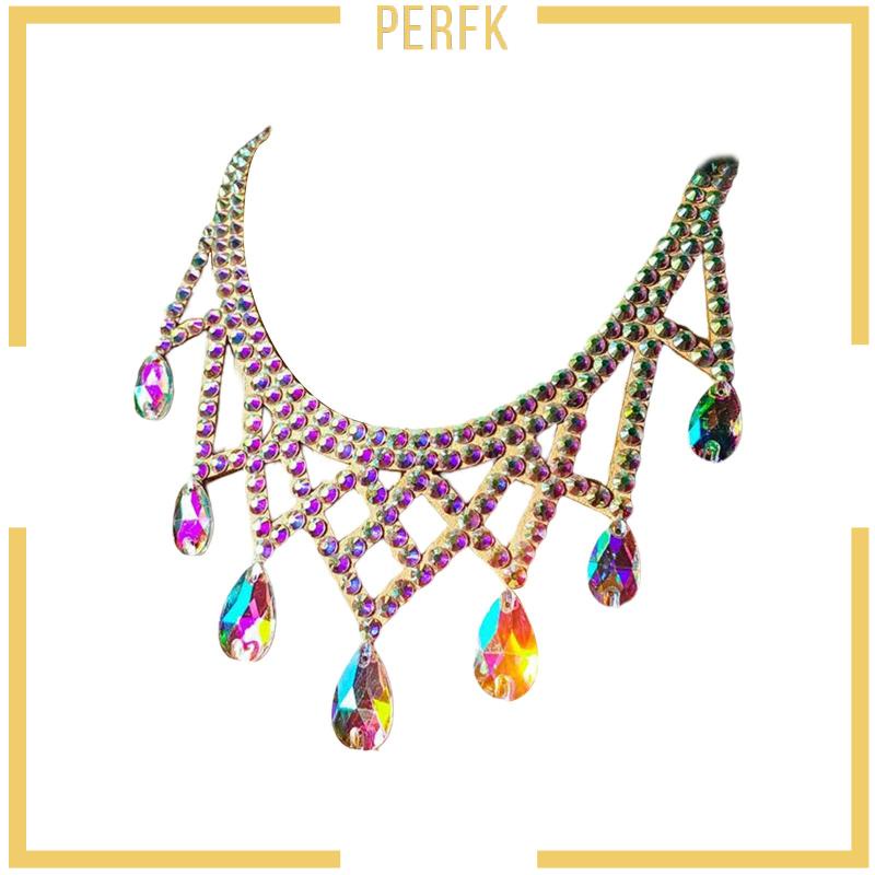 Vòng Cổ Đính Đá Nhiều Màu Sắc Khiêu Vũ Latin Dành Cho Nữ