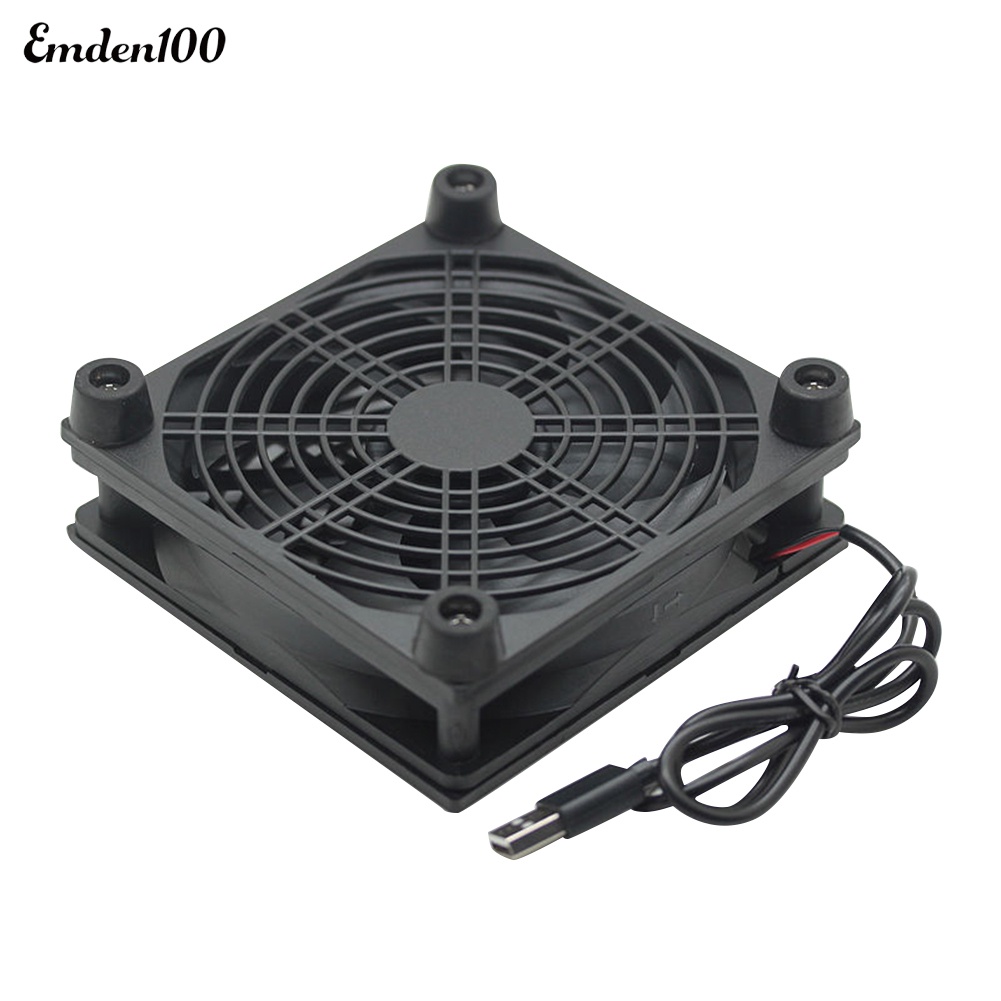 [EMDEN] Bộ Định Tuyến Làm Mát Bộ Định Tuyến Hộp / TV Nguồn Điện 12cm 5V USB