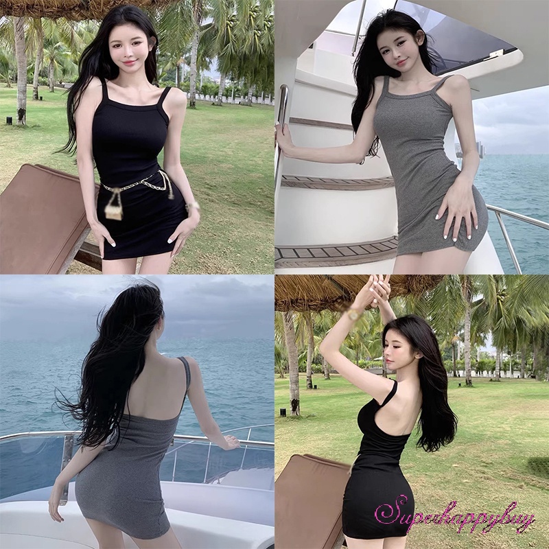 Đầm Sát Nách Màu Sắc Thời Trang Mùa Hè Cho Nữ