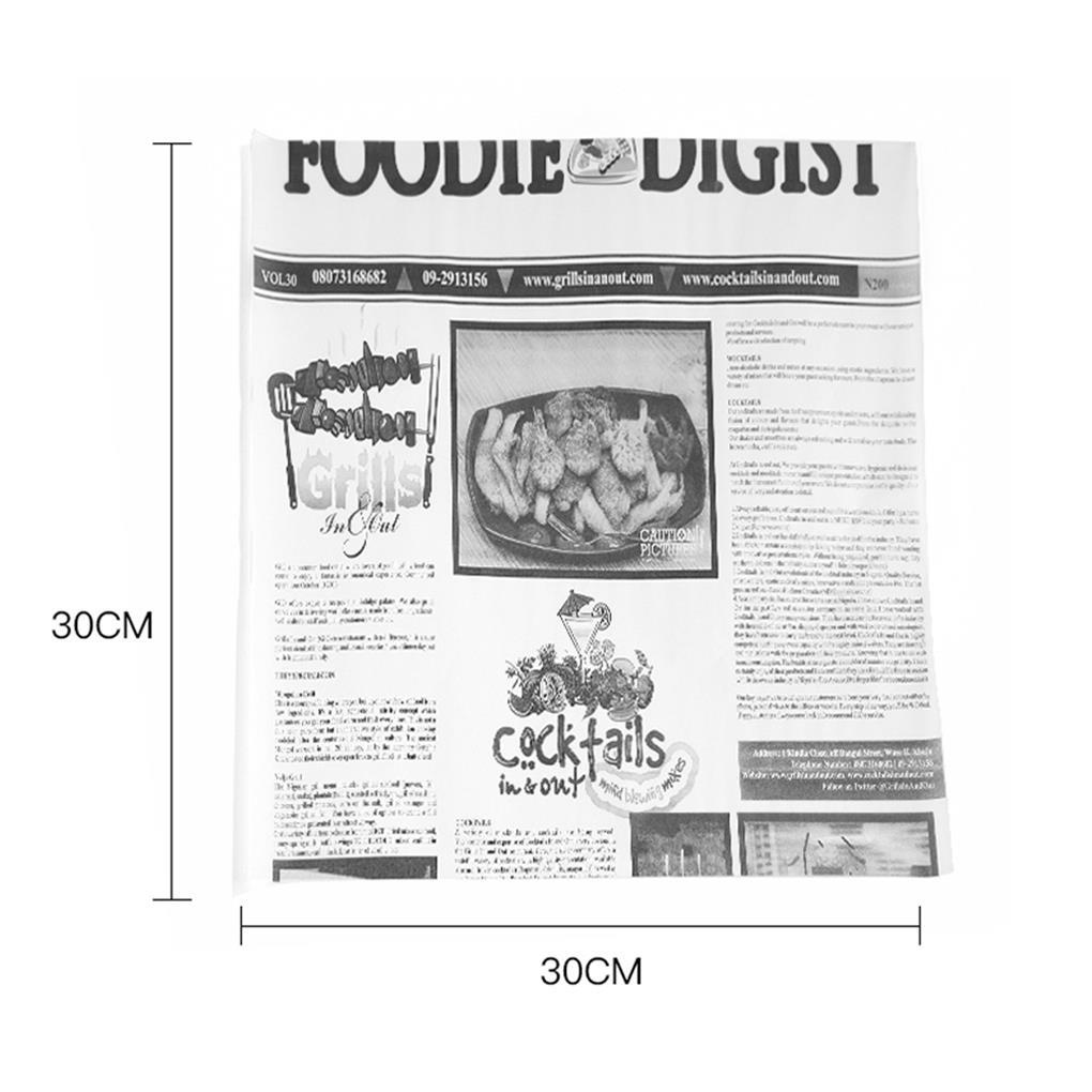 Set 100 Tấm Giấy Lót Khay Nướng Bánh Chống Dầu Tiện Dụng