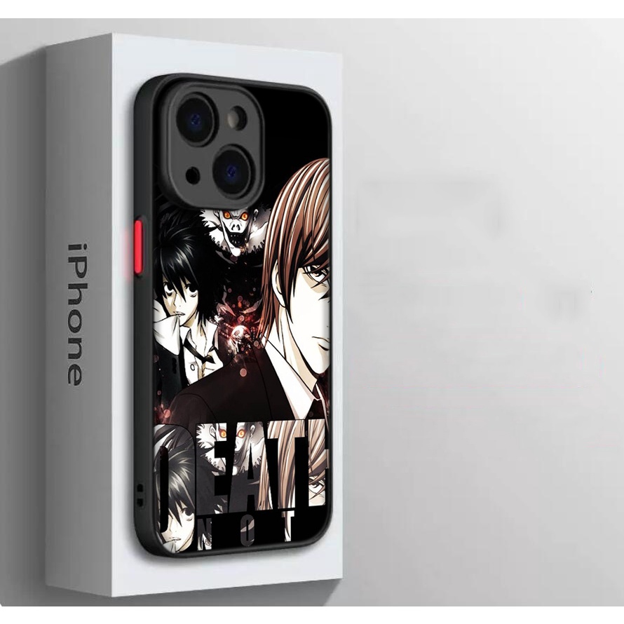 Ốp Điện Thoại Mềm In Hình Manga Death Note Cho iPhone 12 13 Plus 14 Pro Max