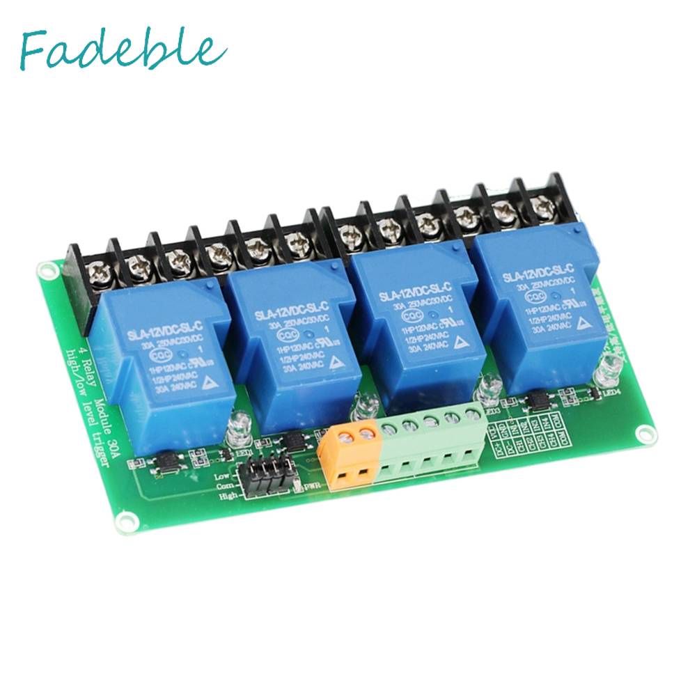 Bảng Mạch Kích Hoạt 4 Kênh Cho Điều Khiển PLC Tự Động