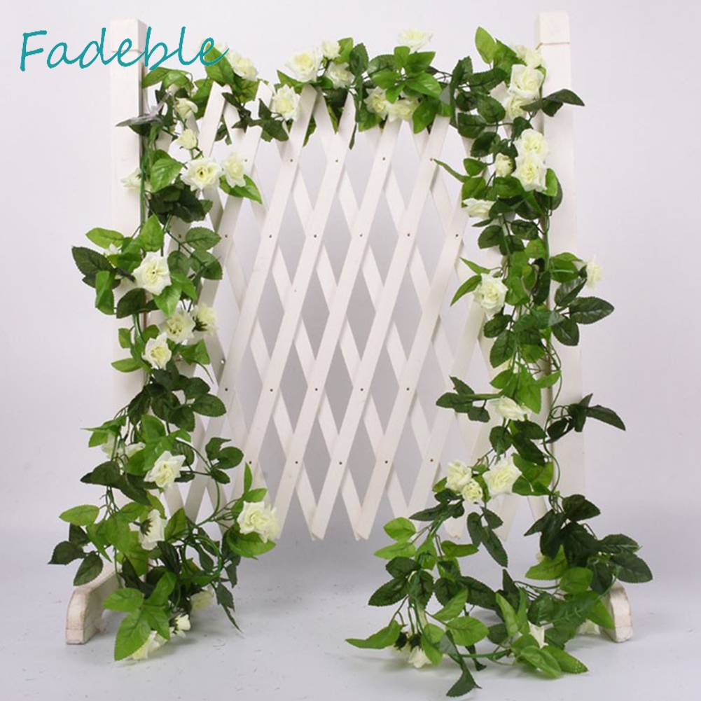 Bộ 2 Bông Hoa Nhân Tạo Bằng Nhựa Gọn Nhẹ Có Thể Điều Chỉnh Dùng Trang Trí Bàn