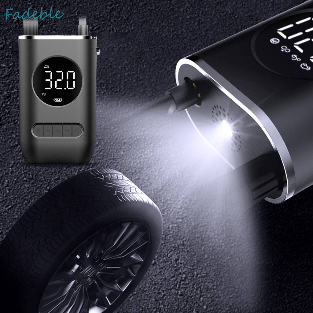 Máy Bơm Lốp Xe Đạp Kỹ Thuật Số Không Dây 150PSI 4000mAh Có Đèn LED