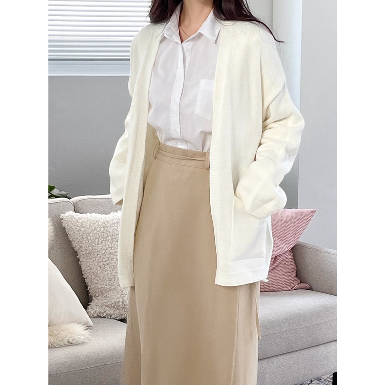 Jeffrey Open V-neck Knit Cardigan - Soft and Comfortable - Cardigan - Free - 1