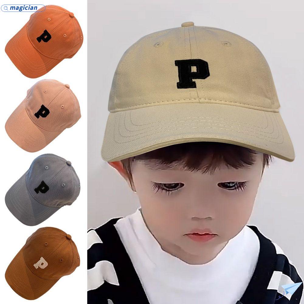 MAG Mũ Lưỡi Trai Thêu Chữ P Thời Trang Năng Động Cho Bé