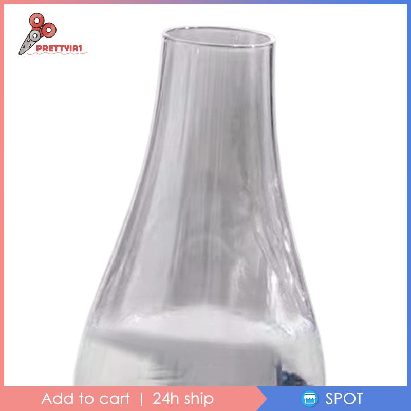 Kính Bình Hoa Thủy Tinh Miệng Hẹp Thiết Kế Đơn Giản Trang Trí Nhà Bếp