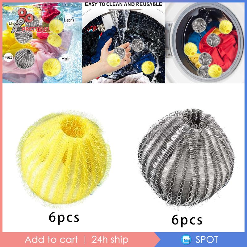 Set 6 Quả Bóng Làm Khô Quần Áo Cho Thú Cưng