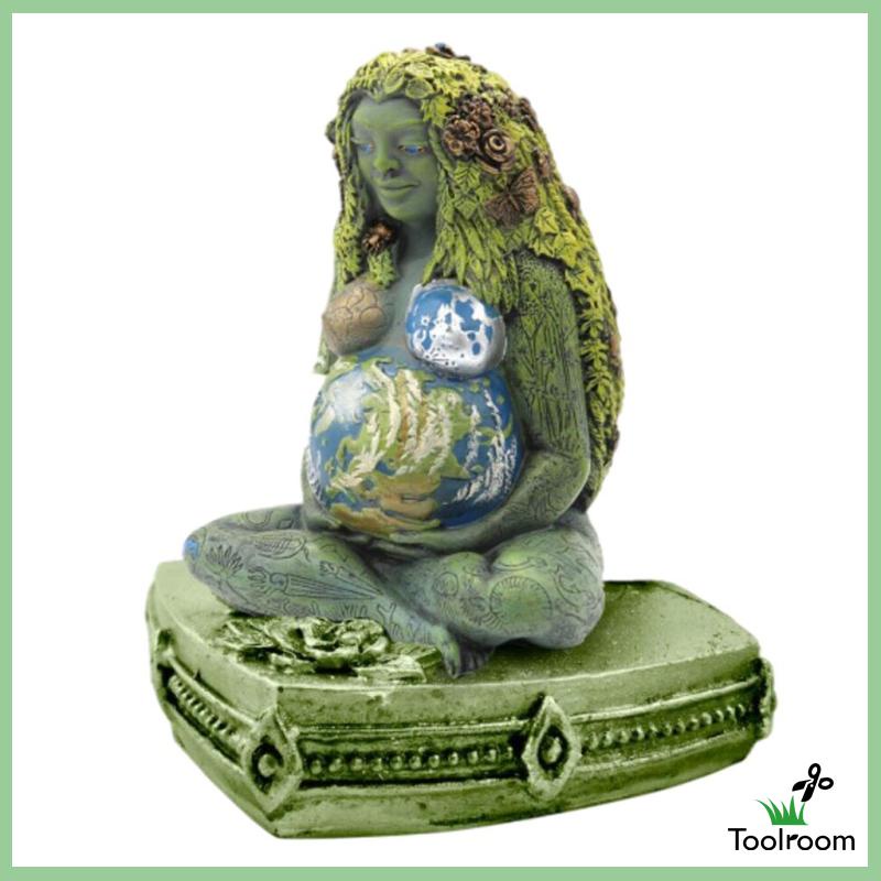 Mô Hình Tượng Mẹ Trái Đất Bằng Nhựa Resin Trang Trí Trong Nhà