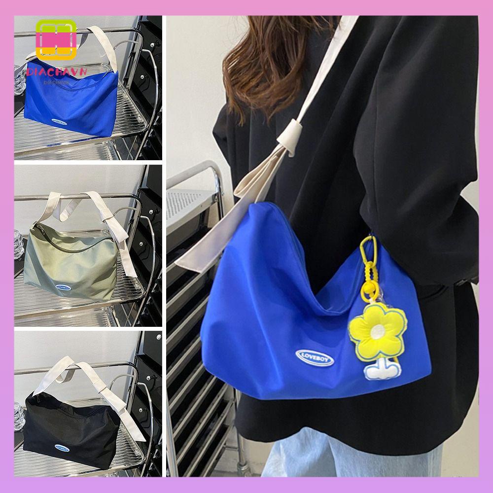 DIACHAVN Túi Tote Đeo Vai Chất Liệu Nylon Thiết Kế Đơn Giản Thời Trang