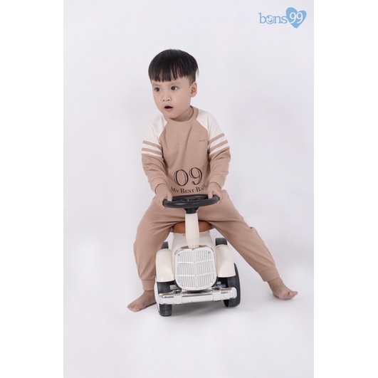 Bons . Bộ nỉ lót lông thu đông cho bé trai bé gái
