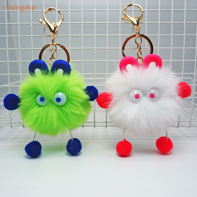 [risingmp] Móc Khóa Ba Lô Đi Học Lông Chồn Dễ Thương