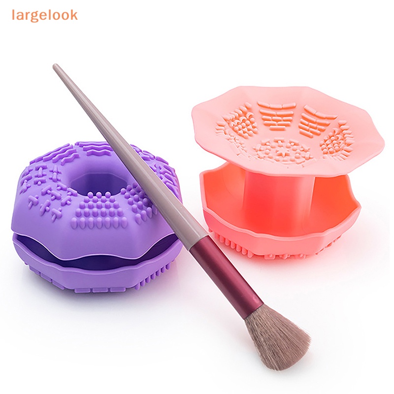 Miếng Silicone Mềm Vệ Sinh Cọ Trang Điểm Gấp Gọn Tiện Lợi