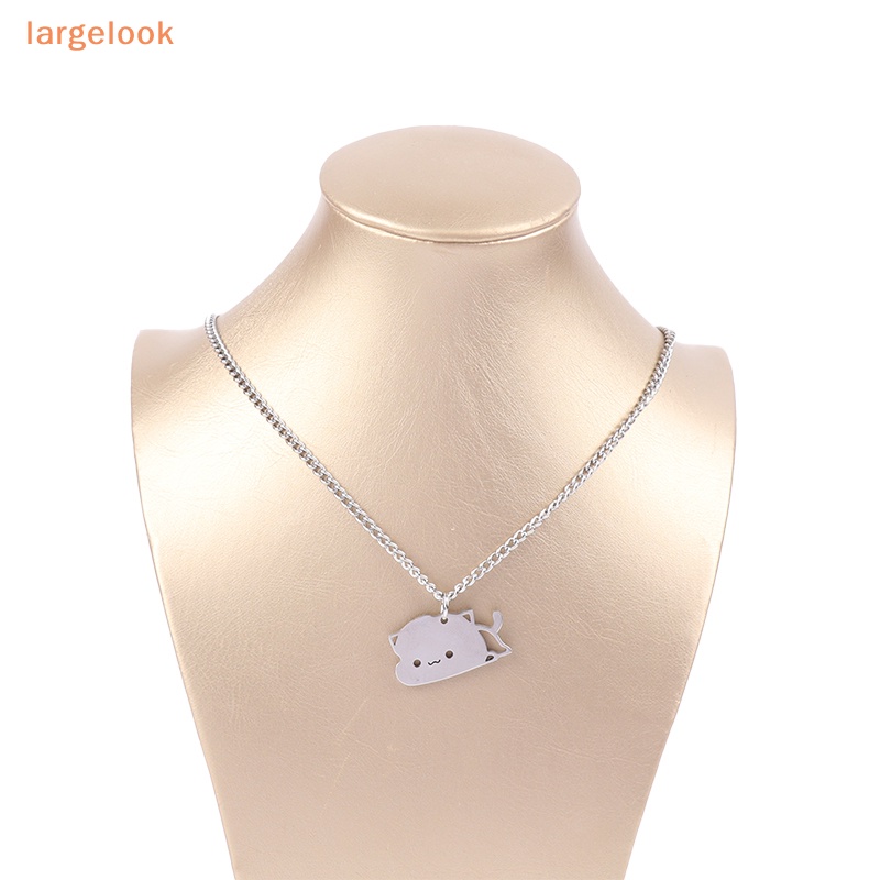 Vòng cổ Mặt Hình Mèo Bằng Thép Không Gỉ Phù Hợp Làm Quà Cho Cặp Đôi