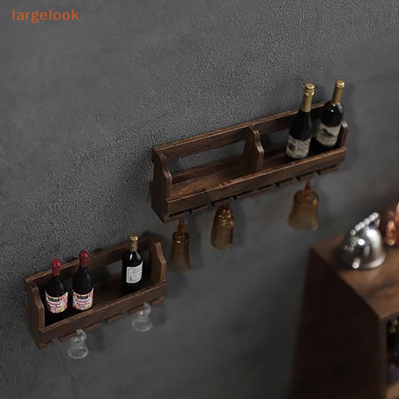 1 Giá Treo Ly Rượu Vang Trang Trí Nhà Búp Bê Tỉ Lệ 1: 12